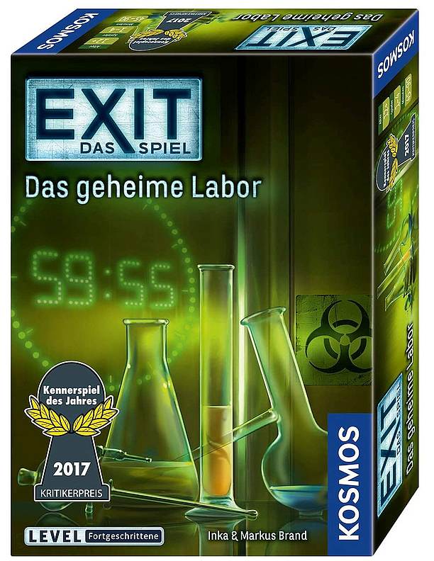 EXIT -Das Spiel: Das geheime Labor - zum Schließen ins Bild klicken